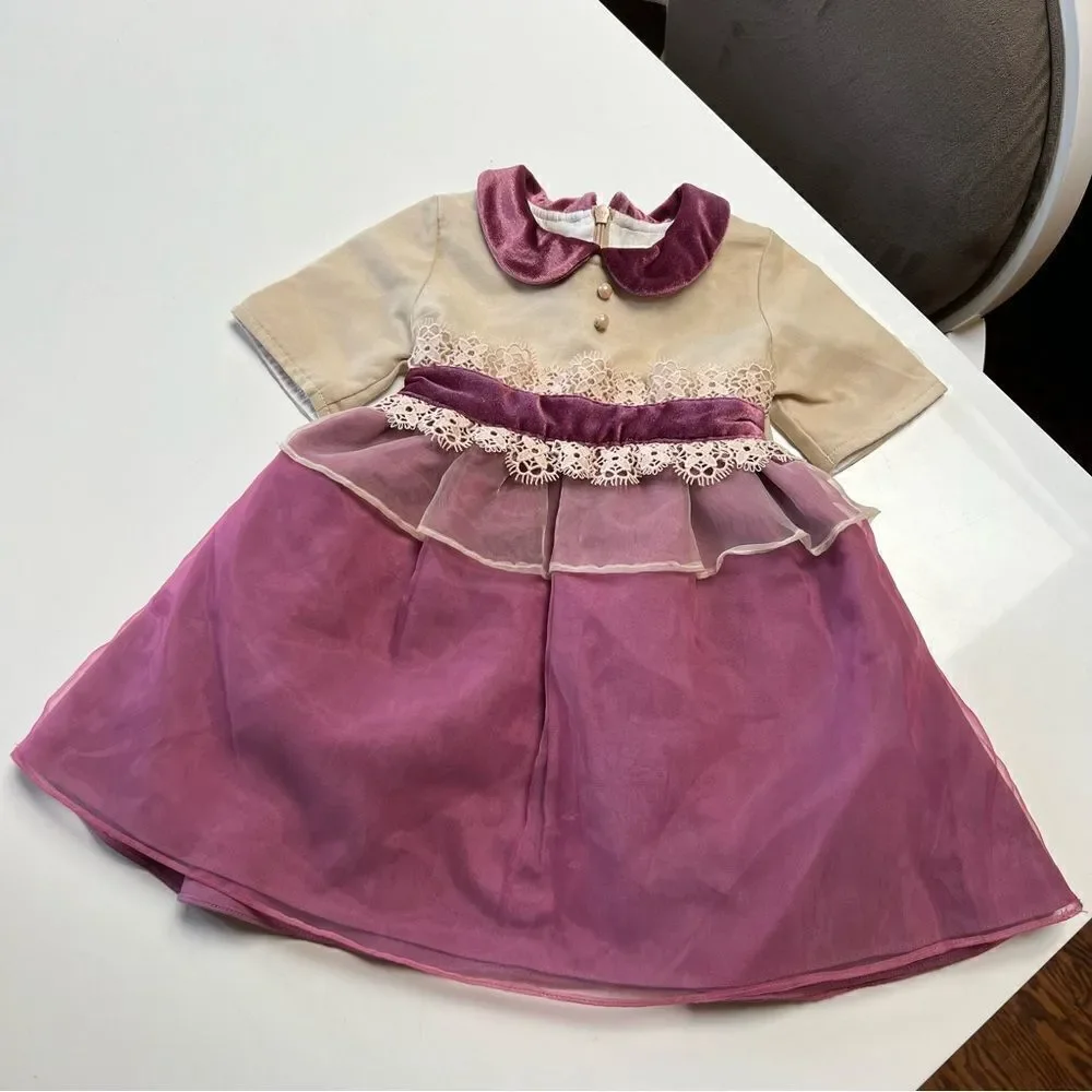 Perfect Fall Thanksgiving Holiday Photos Evie’s Closet Plum Lace Velvet Dress